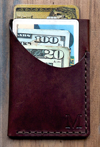Sleek Mahogany Wallet