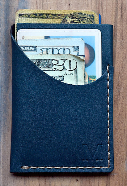 Chromexcel Card Holder Wallet, Midnight Blue, Free Shipping