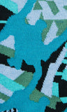 Modern Patchwork Teal