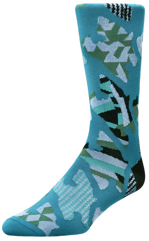 Modern Patchwork Teal