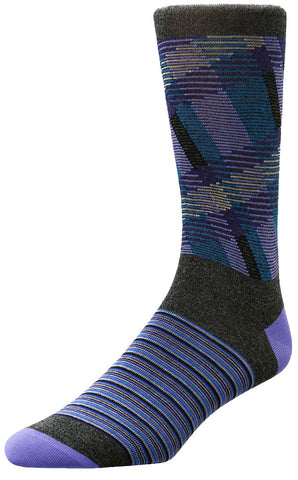 Plaid Stripes Charcoal